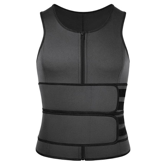 Adjustable Workout Body Shaper with Double Zipper - GearMeeUp