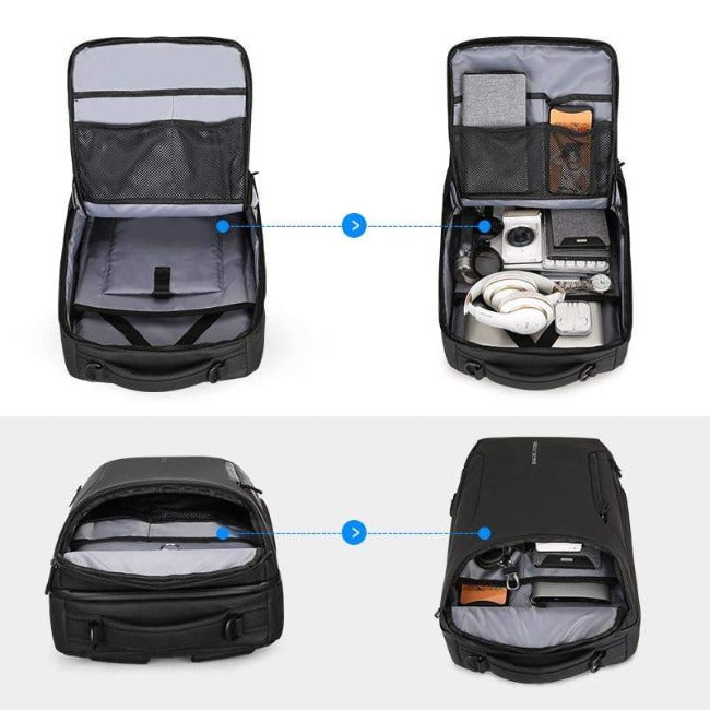 Multifunctional Waterproof Anti-theft Fashion Backpack - GearMeeUp
