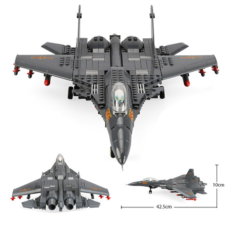 Military Series Air Fleet Fighter Building Blocks - GearMeeUp