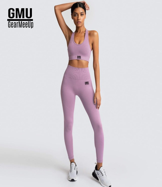 Gearmeeup Tempo Rib Seamless Activewear Set