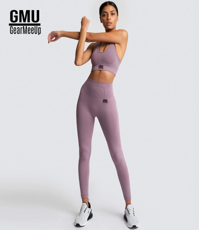 Gearmeeup Tempo Rib Seamless Activewear Set