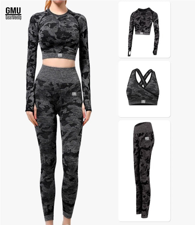 GearMeeUp Adapt Camo Seamless Fitness Set 3.0
