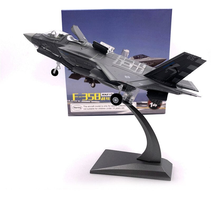 US Marine Corps F35B Aircraft Model Diecast - GearMeeUp