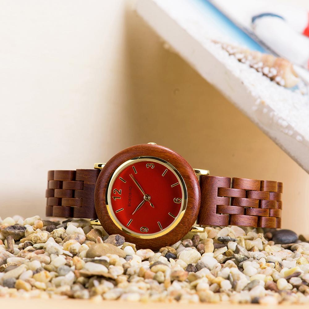 Premium Minimalist Sandalwood Women’s Watch - GearMeeUp