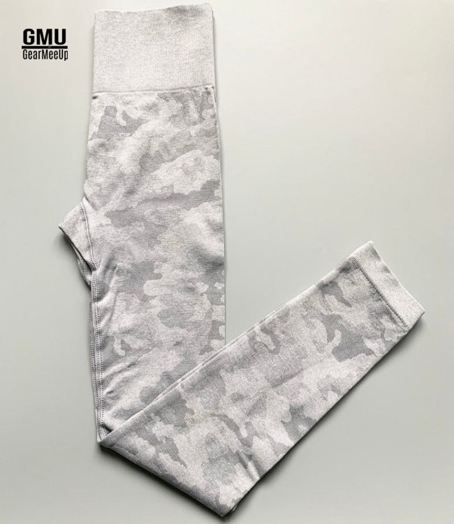 High-Waisted Camo Seamless Leggings
