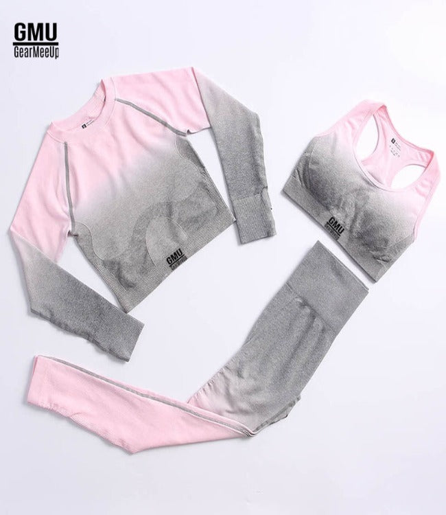 GearMeeUp Seamless Ombre Sports Set 3