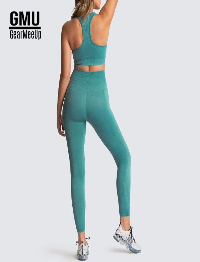 Gearmeeup Tempo Rib Seamless Activewear Set