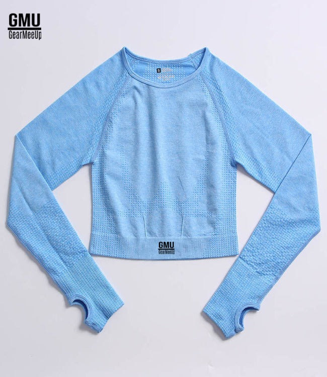GearMeeUp Vital Seamless Long Sleeves Crop Top