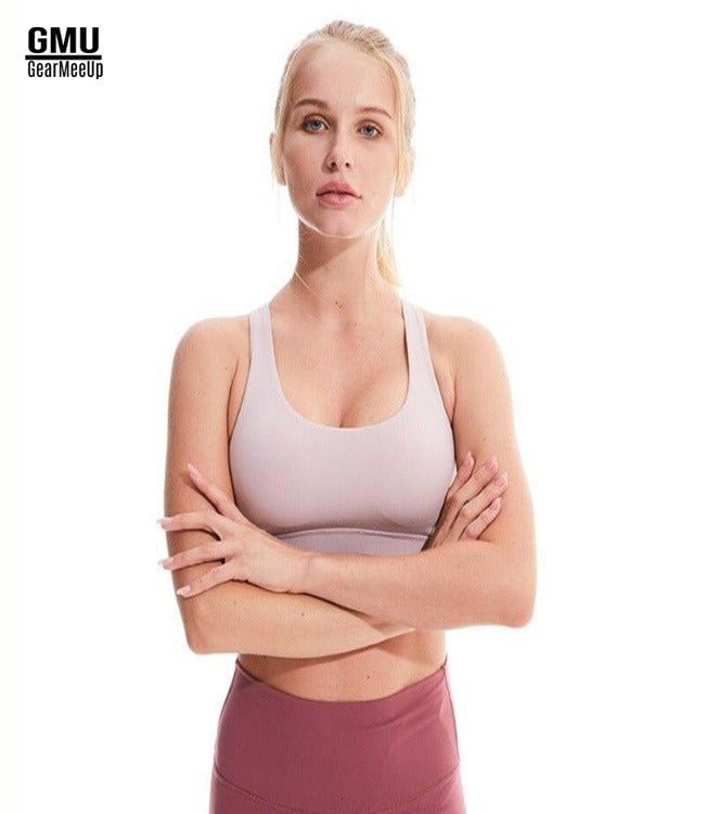 Cross Strappy Medium Impact Sports Bra