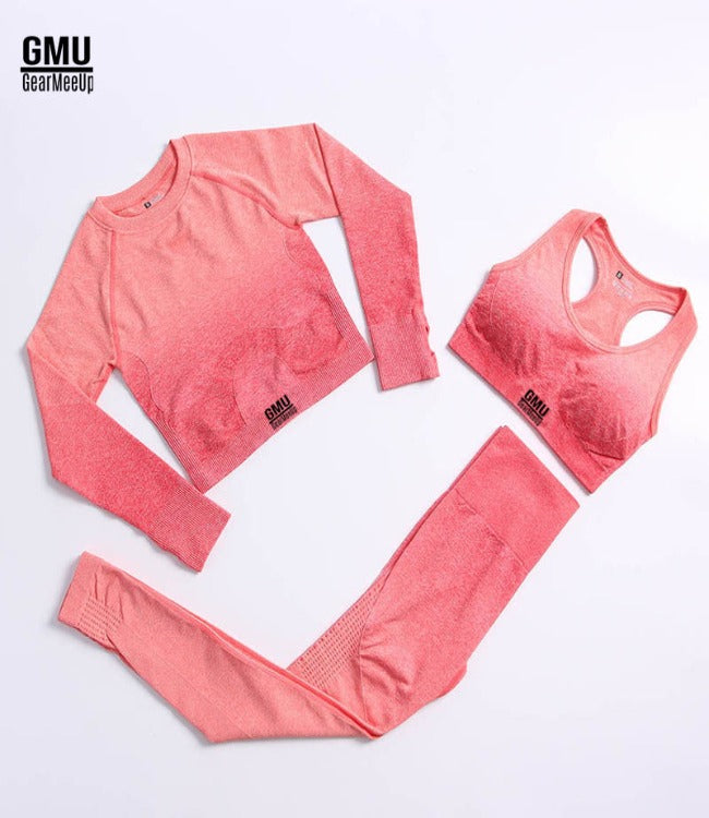 GearMeeUp Seamless Ombre Sports Set 3