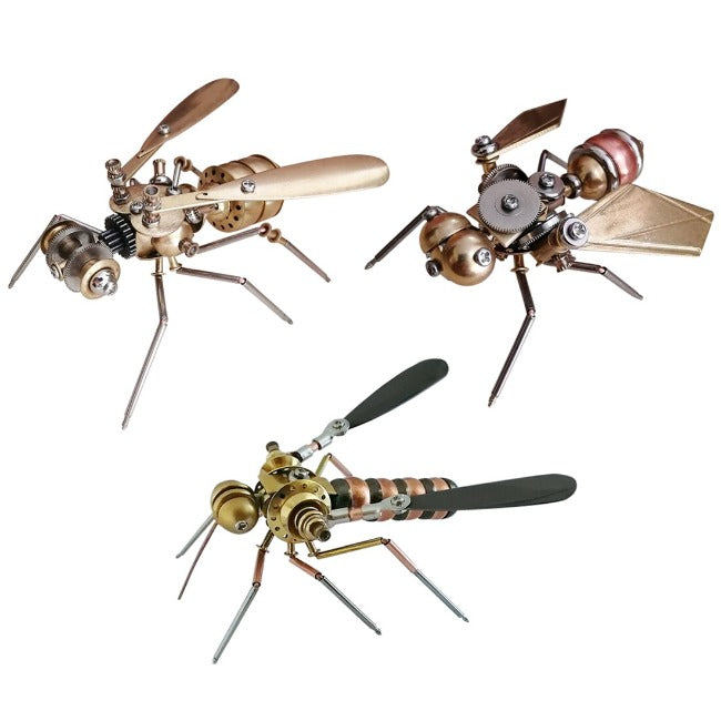3D Metal Mechanical Insect Decor - GearMeeUp