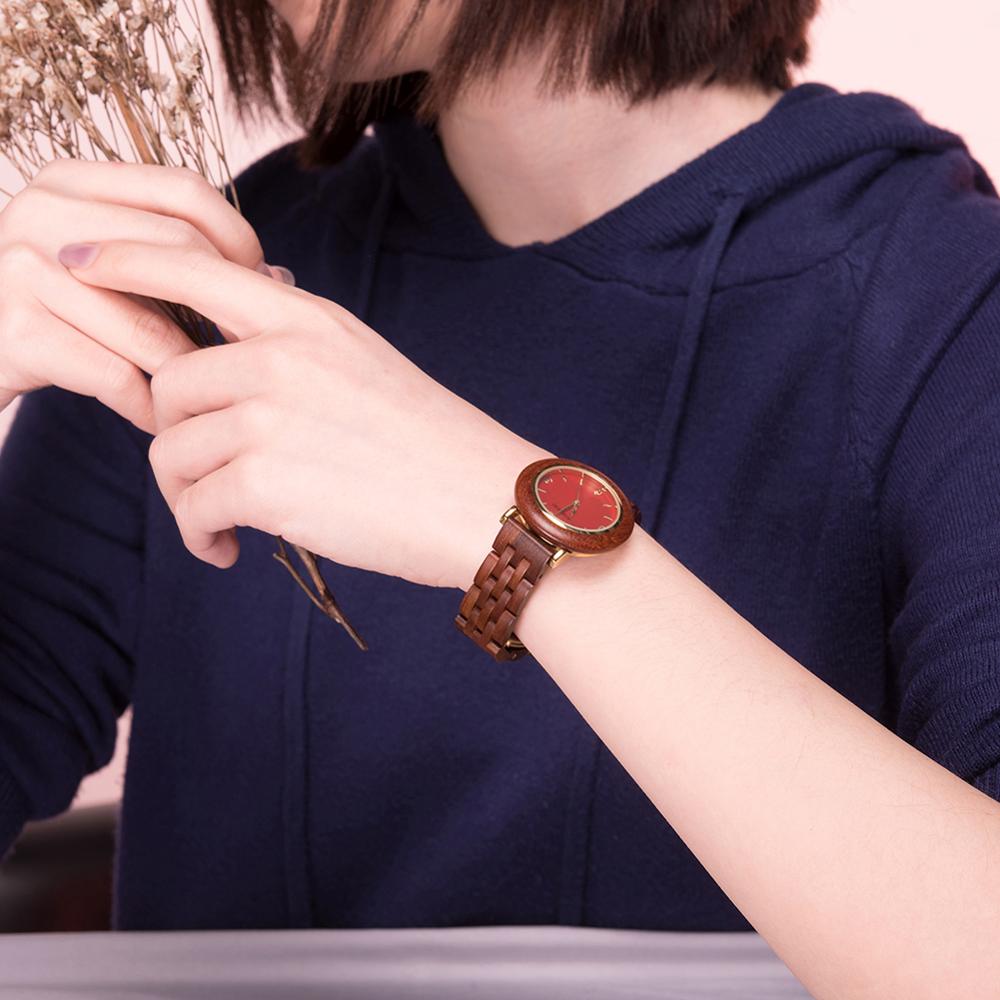 Premium Minimalist Sandalwood Women’s Watch - GearMeeUp