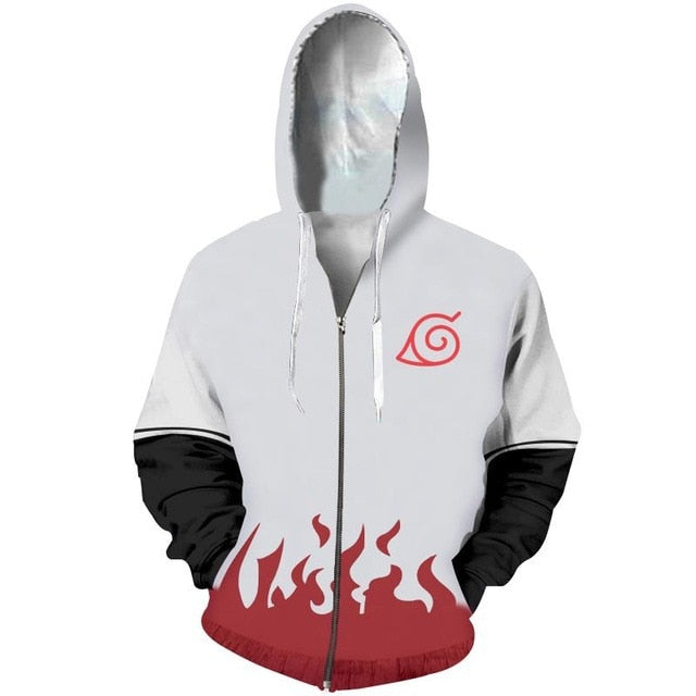 Limited Naruto Anime 3D Printed Sweatshirt Jacket - GearMeeUp