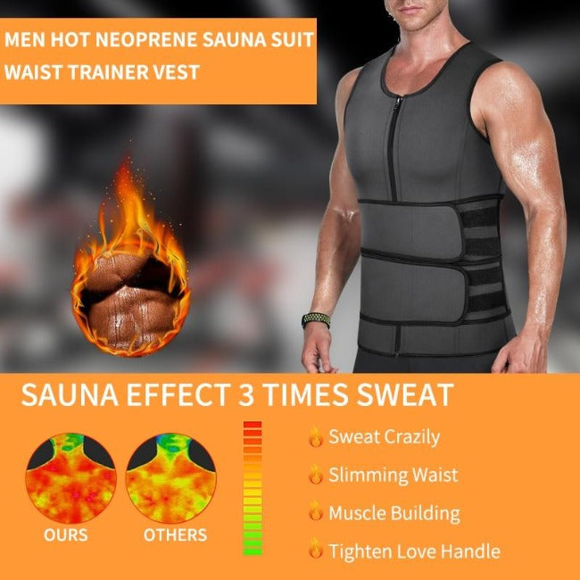 Adjustable Workout Body Shaper with Double Zipper - GearMeeUp