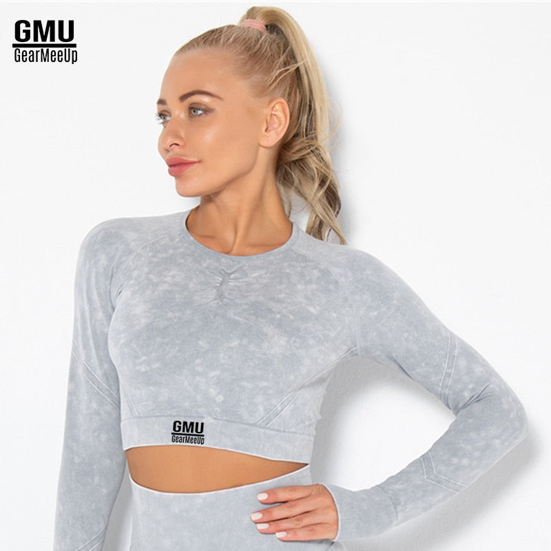 Sculpt Dry Long Sleeve Crop Top