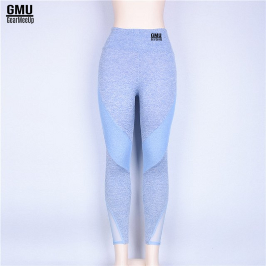 High-Waisted Sheer Mesh Leggings Yoga