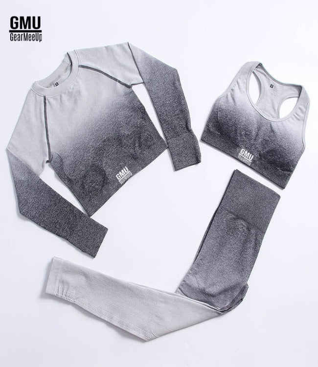 GearMeeUp Seamless Ombre Sports Set 3