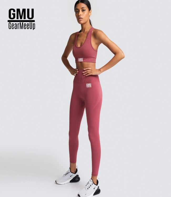 Gearmeeup Tempo Rib Seamless Activewear Set