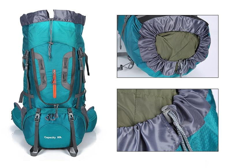 80L Camping Hiking Backpack - GearMeeUp
