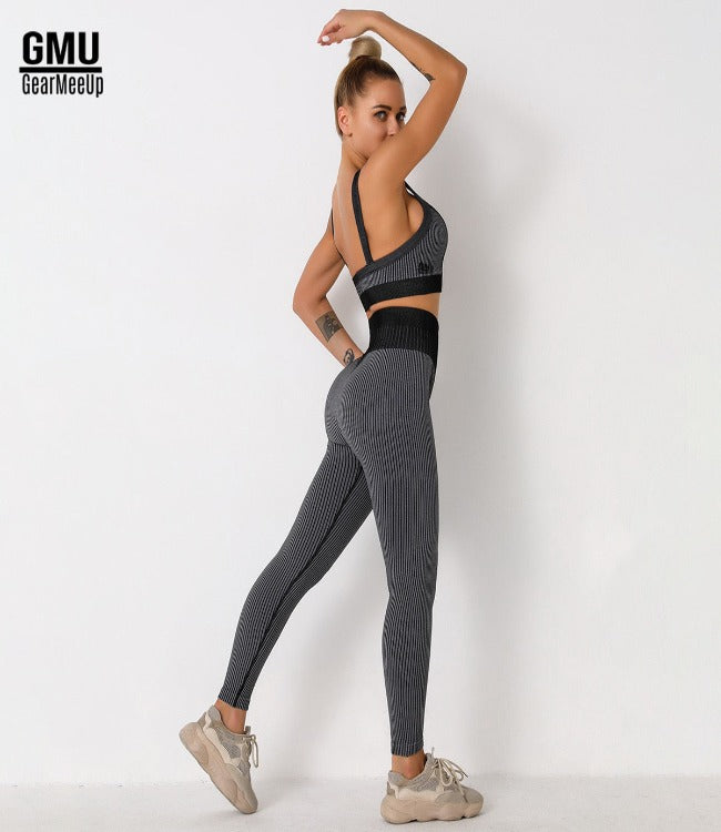 GearMeeUp Rib Vital Seamless Sports Bra