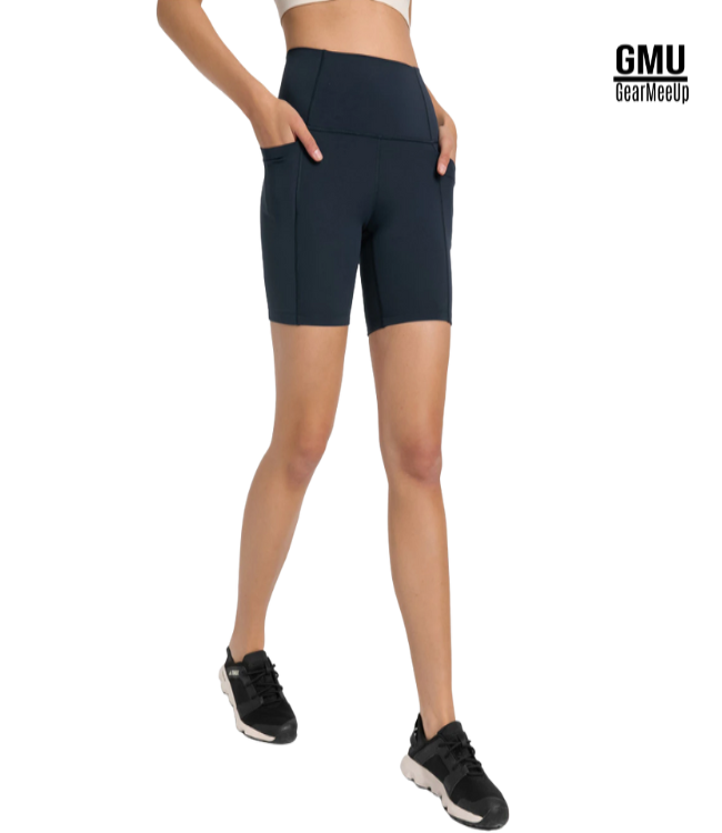 Gearmeeup Reset High Waist Side Pockets Shorts