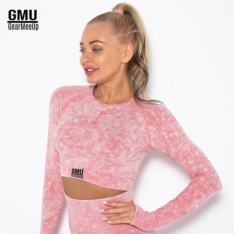 Sculpt Dry Long Sleeve Crop Top
