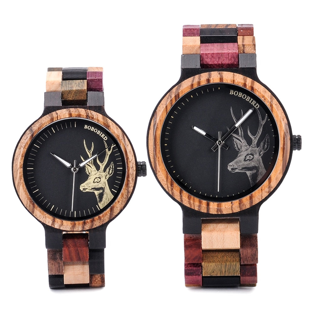 Classic Zebra Wood Watch - GearMeeUp