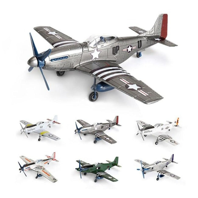 Mustang P-51 Fighter WWII Airplane Model - GearMeeUp