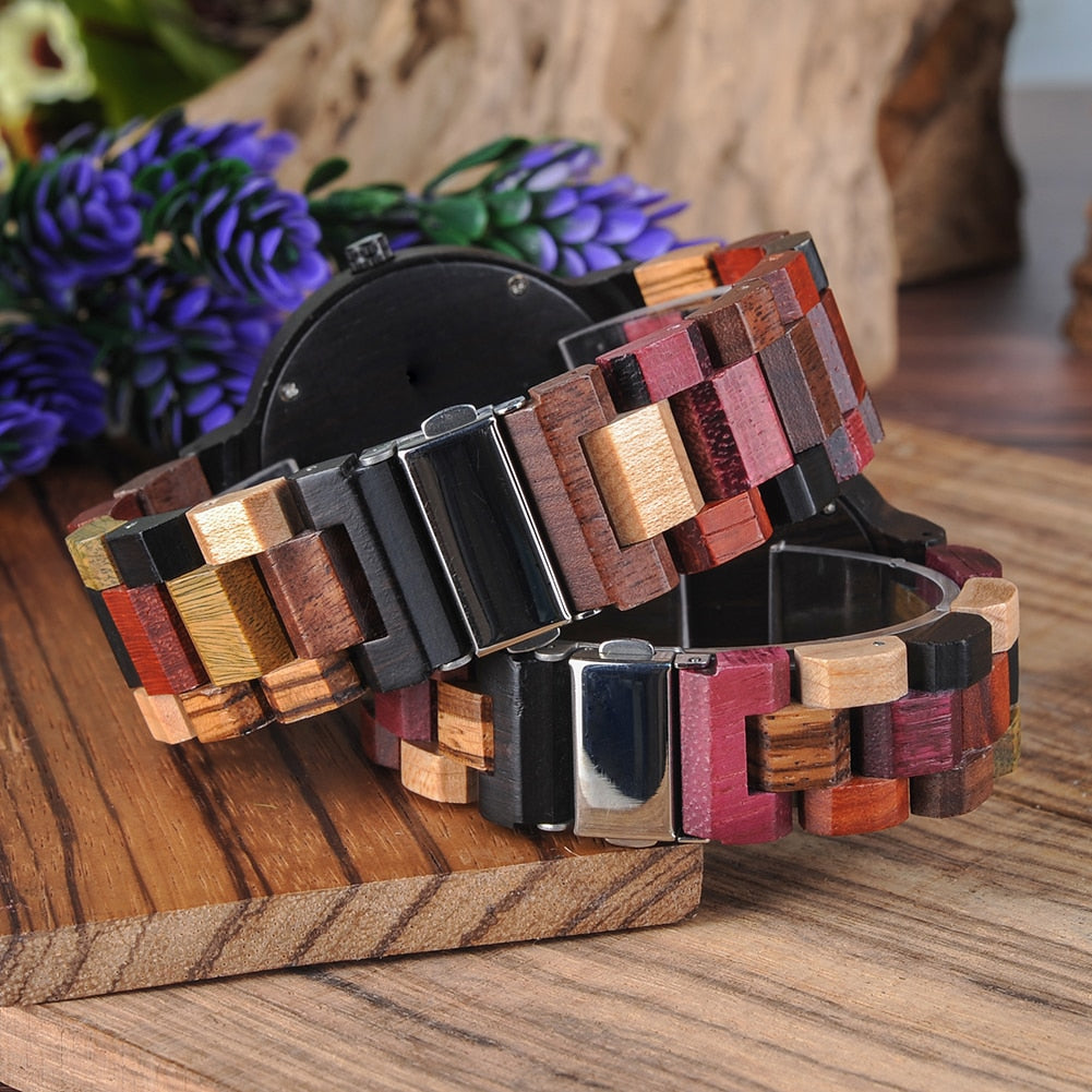Classic Zebra Wood Watch - GearMeeUp
