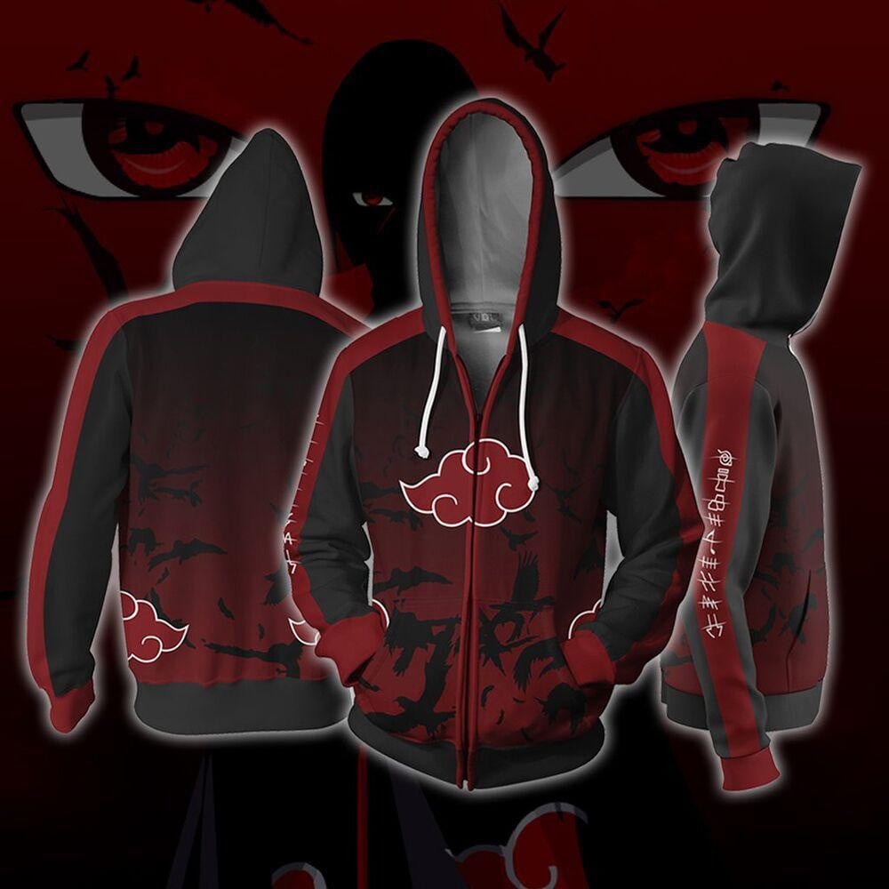 Limited Naruto Anime 3D Printed Sweatshirt Jacket - GearMeeUp