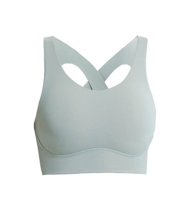 Cross Back Padded Workout Bra