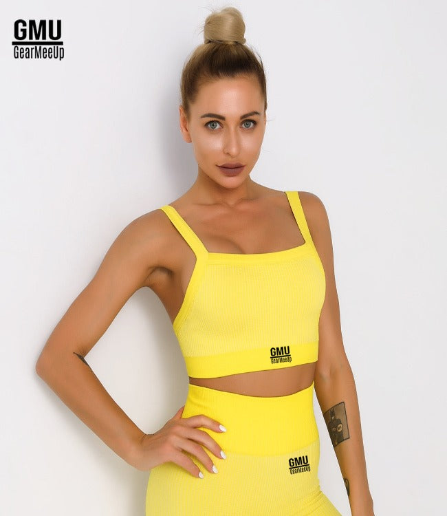 GearMeeUp Rib Vital Seamless Sports Bra