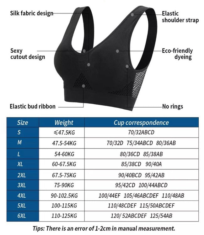 GearMeeUp Vital Breathable Seamless Sports Bra