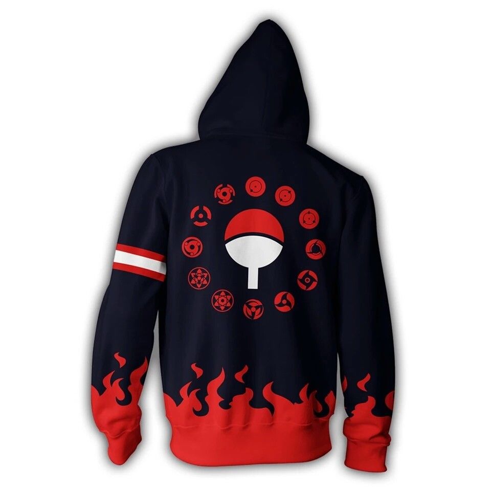 Limited Naruto Anime 3D Printed Sweatshirt Jacket - GearMeeUp