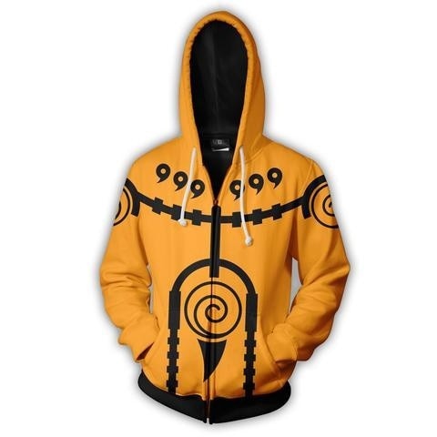 Limited Naruto Anime 3D Printed Sweatshirt Jacket - GearMeeUp