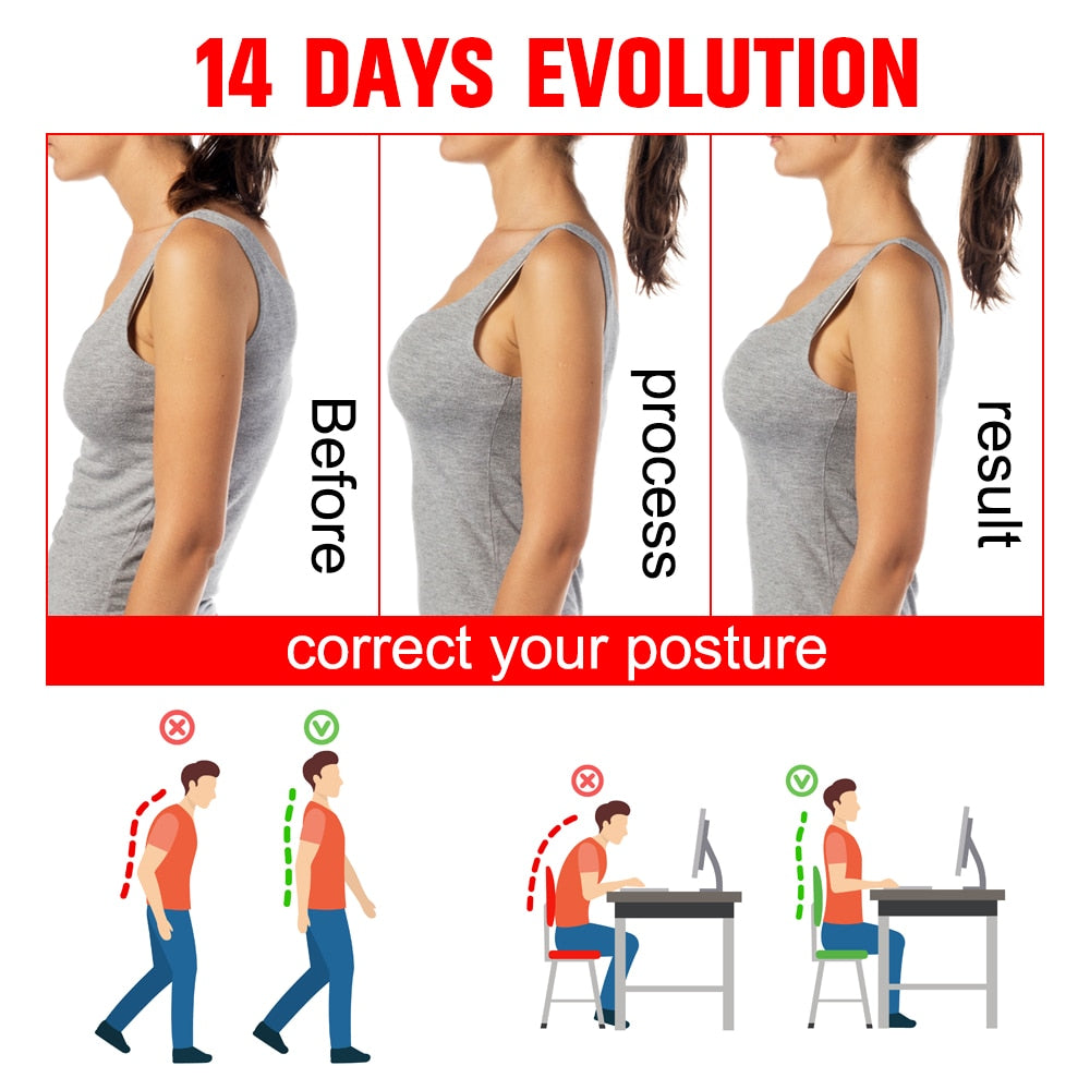 Adjustable Back Shoulder Posture Corrector - GearMeeUp