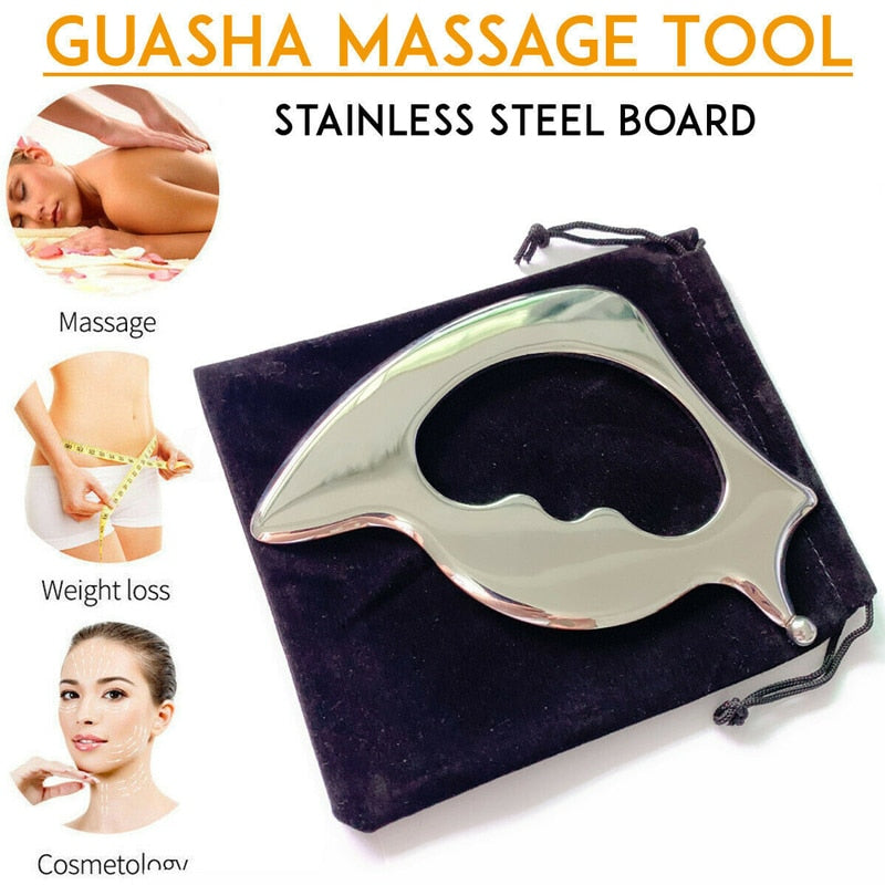 Stainless Steel GuaSha Scraping Set Myofascial - GearMeeUp