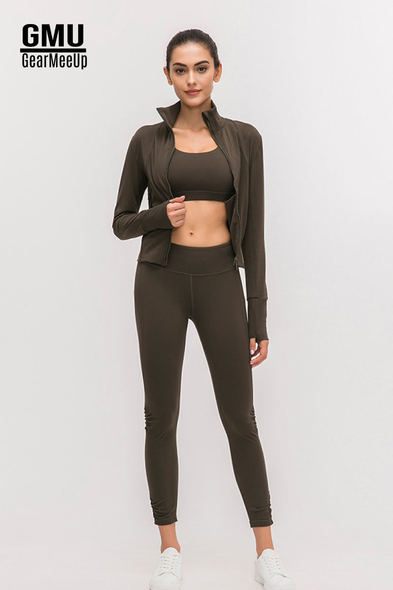 High Neck Active Jacket