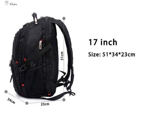 Swiss Multifunctional Waterproof Laptop Backpack - GearMeeUp