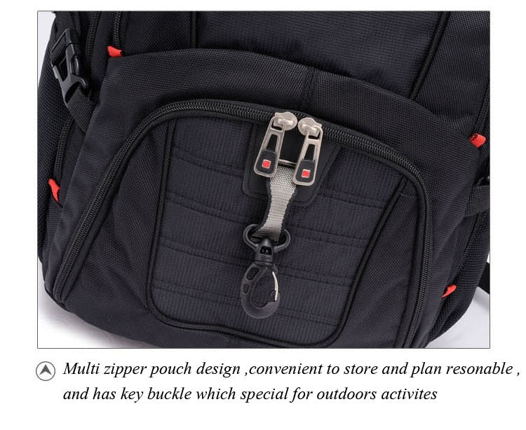 Swiss Multifunctional Waterproof Laptop Backpack - GearMeeUp
