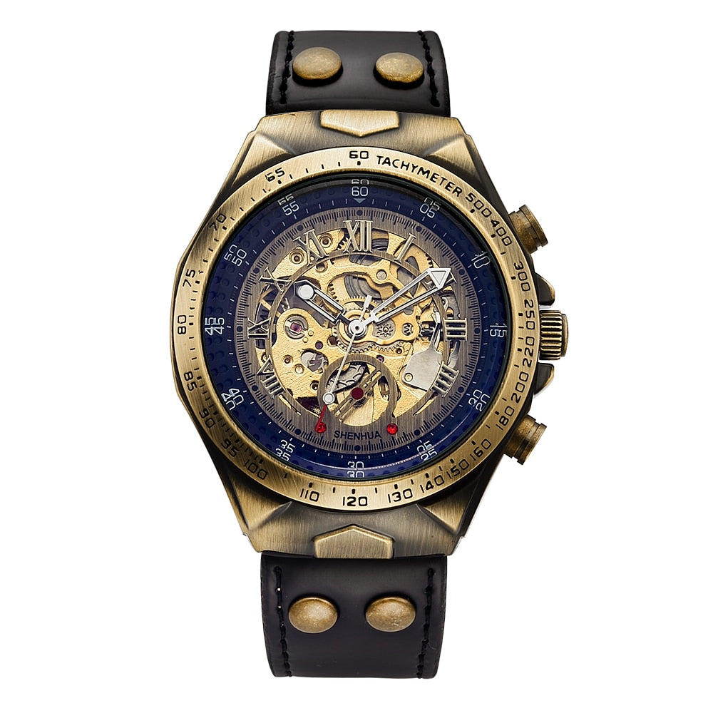Limited Men's Edition Bronze Automatic Vintage Watch - GearMeeUp