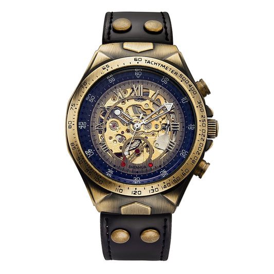 Limited Men's Edition Bronze Automatic Vintage Watch - GearMeeUp