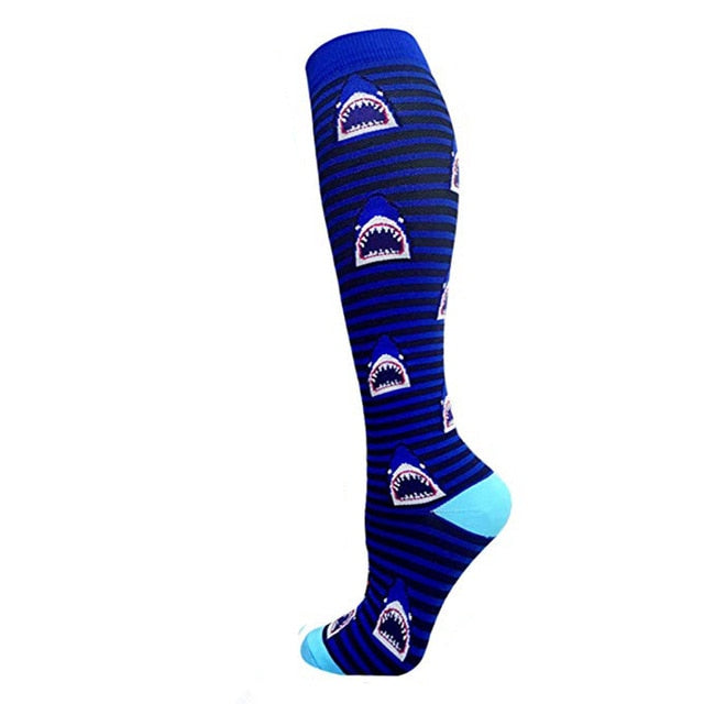 Funny Pattern Compression Socks - GearMeeUp