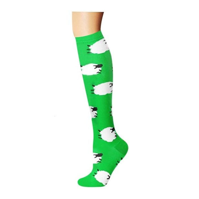 Funny Pattern Compression Socks - GearMeeUp