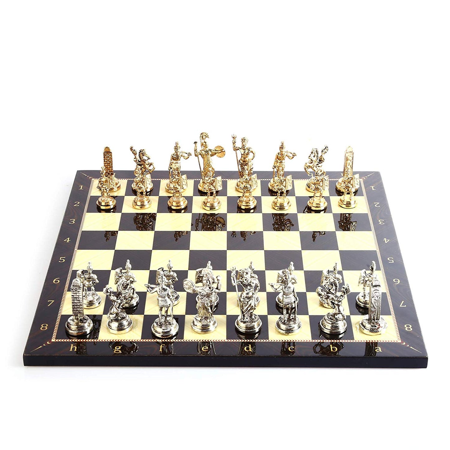 Historical Rome Figures Metal Chess Set - GearMeeUp