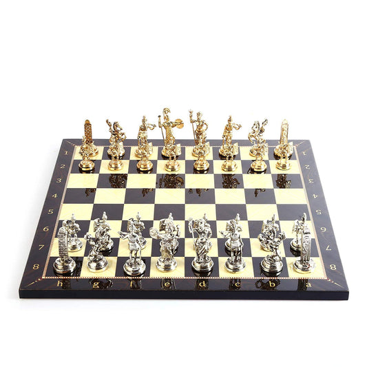 Historical Rome Figures Metal Chess Set - GearMeeUp