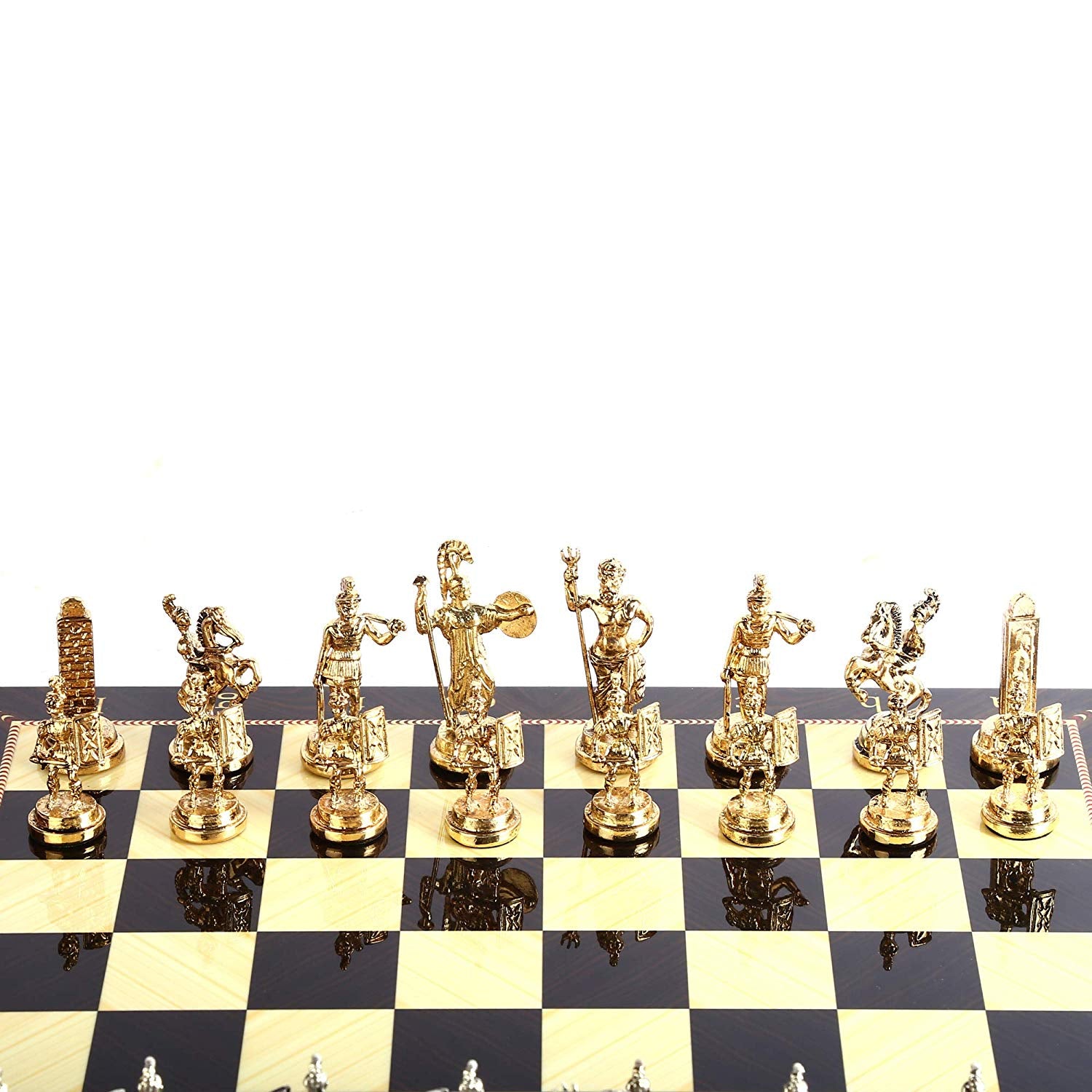 Historical Rome Figures Metal Chess Set - GearMeeUp