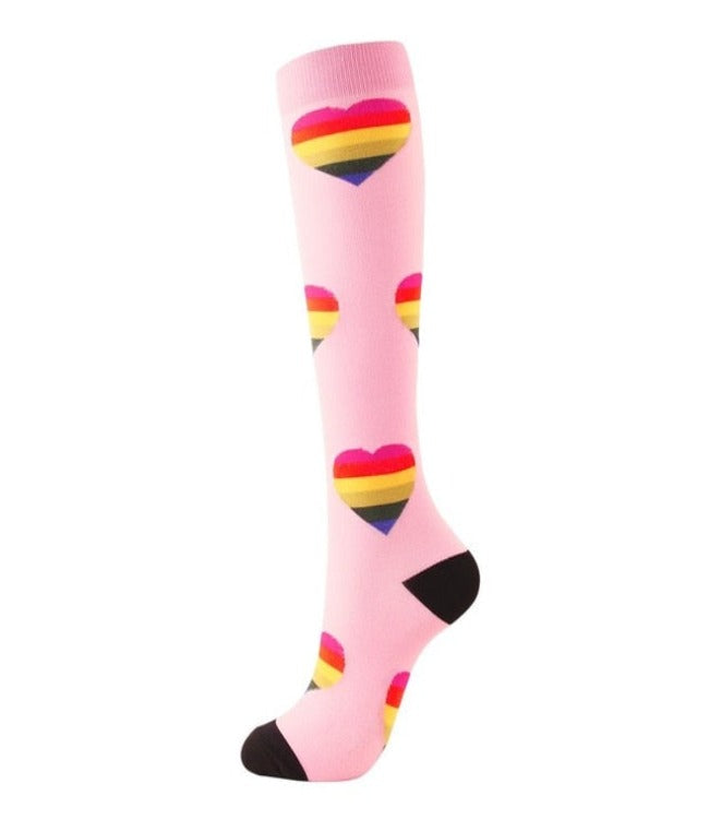 GearMeeUp | Elastic Multi-Colour Compression Socks