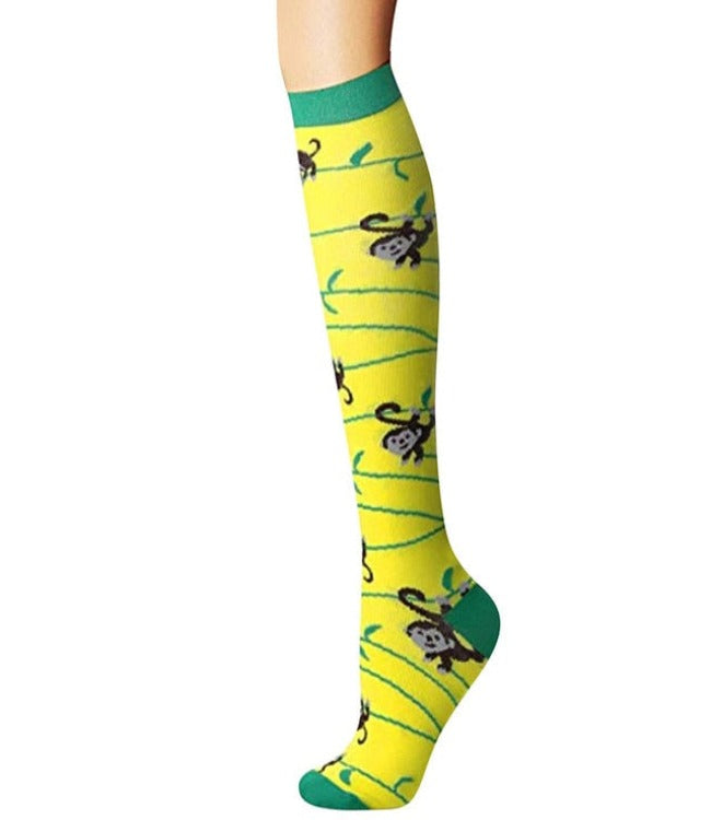 GearMeeUp | Elastic Multi-Colour Compression Socks