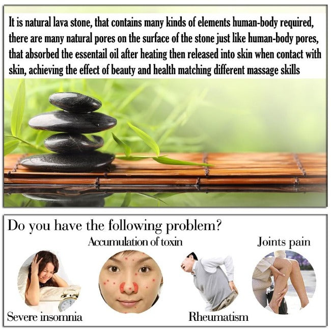 Natural Jade Hot Stone Massage Set - GearMeeUp